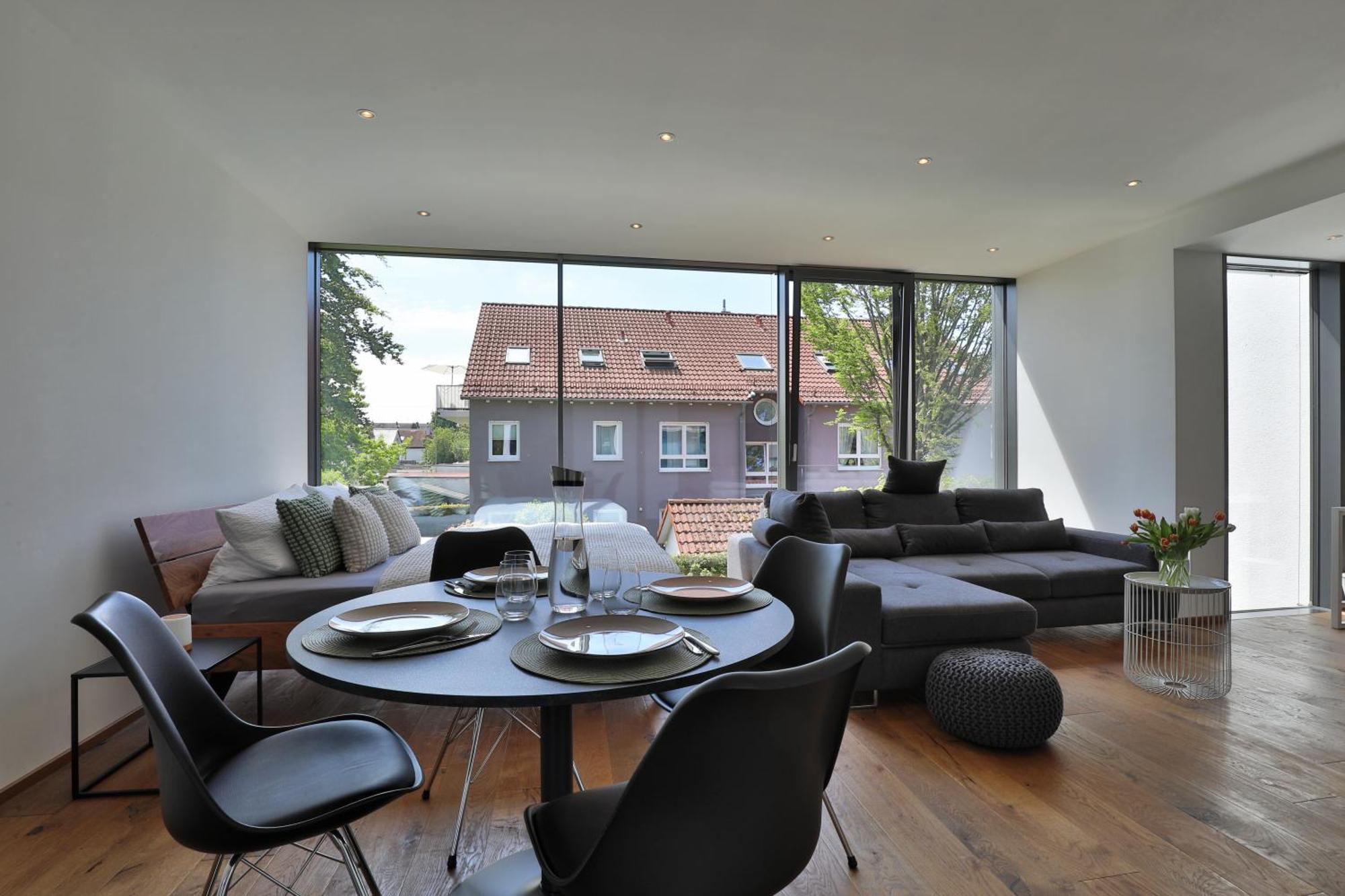 Moderne Studio-Wohnung Gersthofen Exterior foto